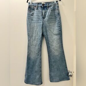 Madewell The Perfect Vintage Flare jeans Sz 26. inseam hemmed 29” for petite fit